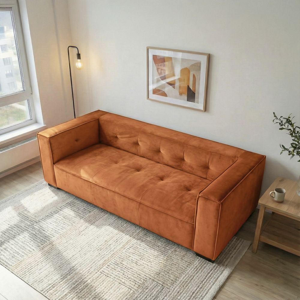 Jackson Velvet Sofa
