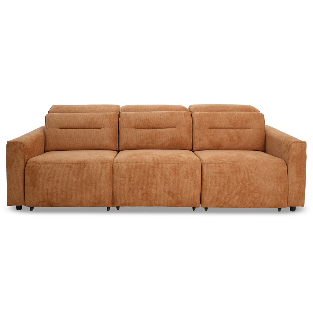 Evanston Fabric Power Slider Sofa
