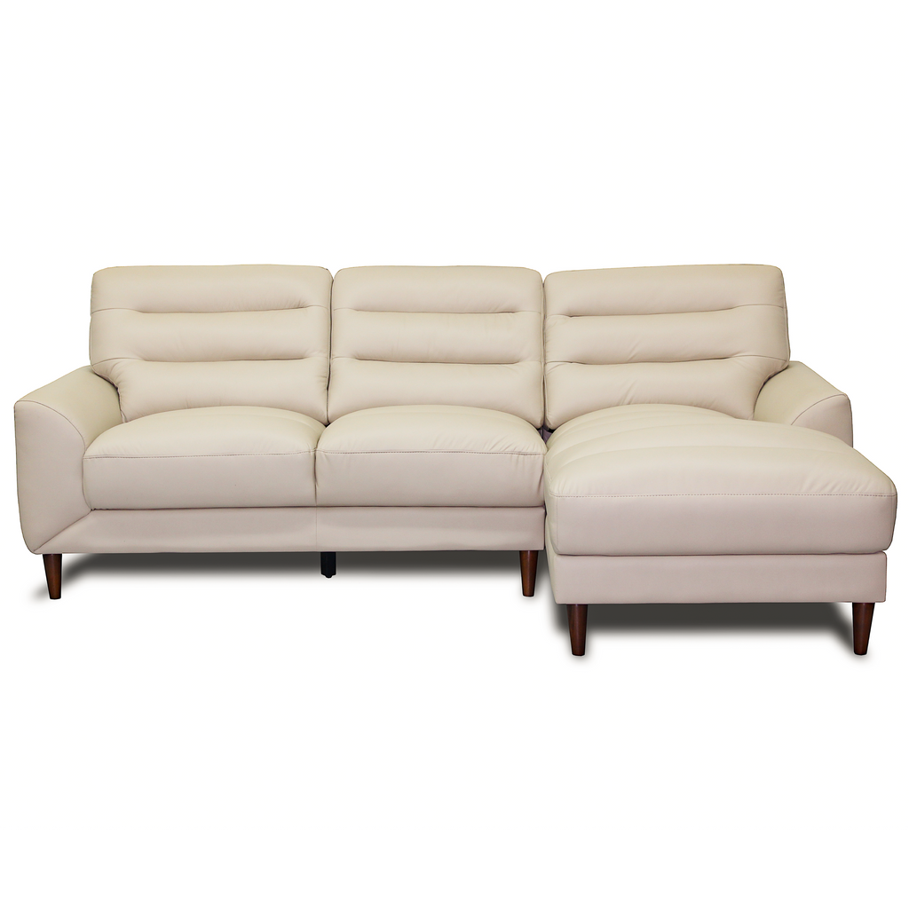 Claremont Top-Grain Leather Right Sectional Sofa