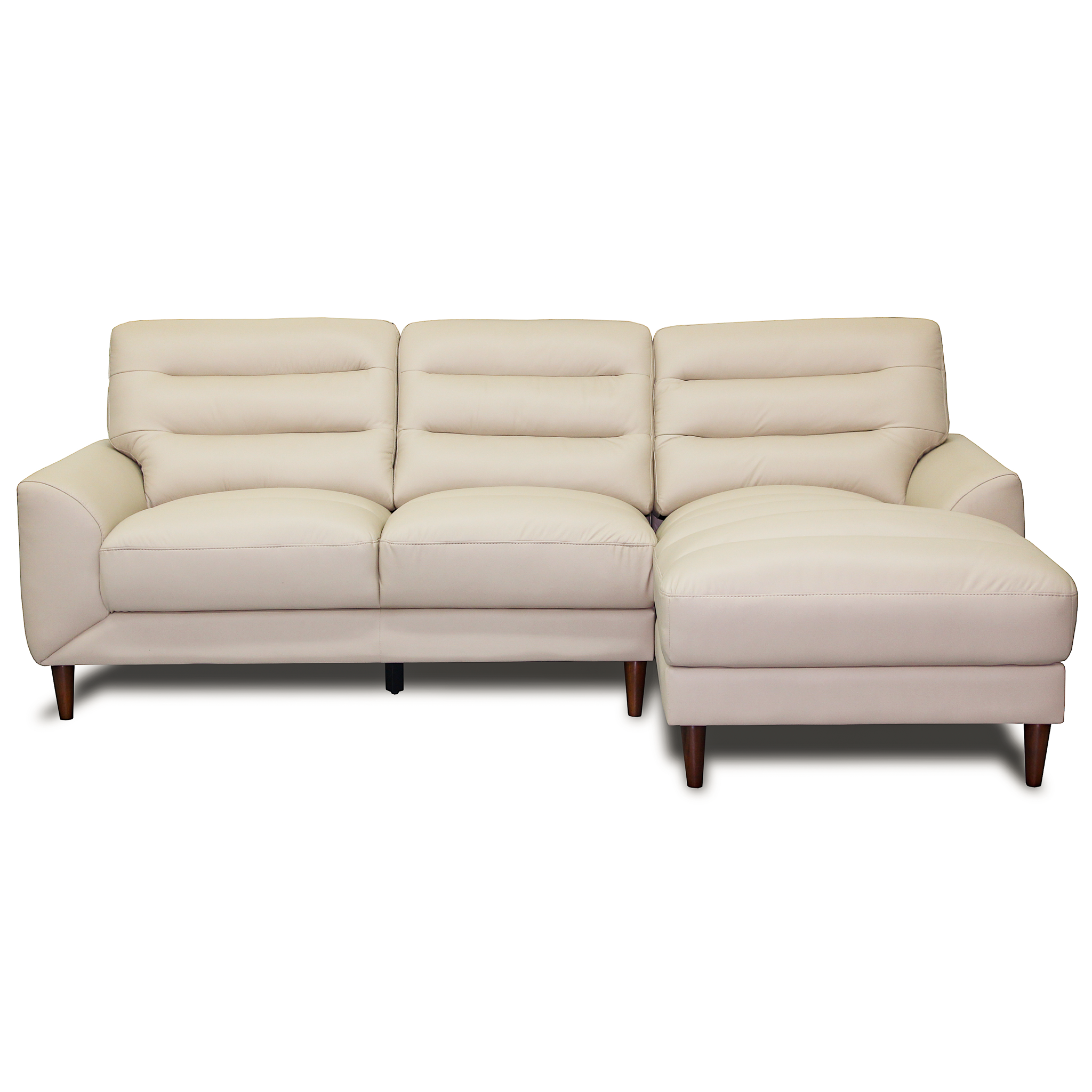 Claremont Top-Grain Leather Right Sectional Sofa