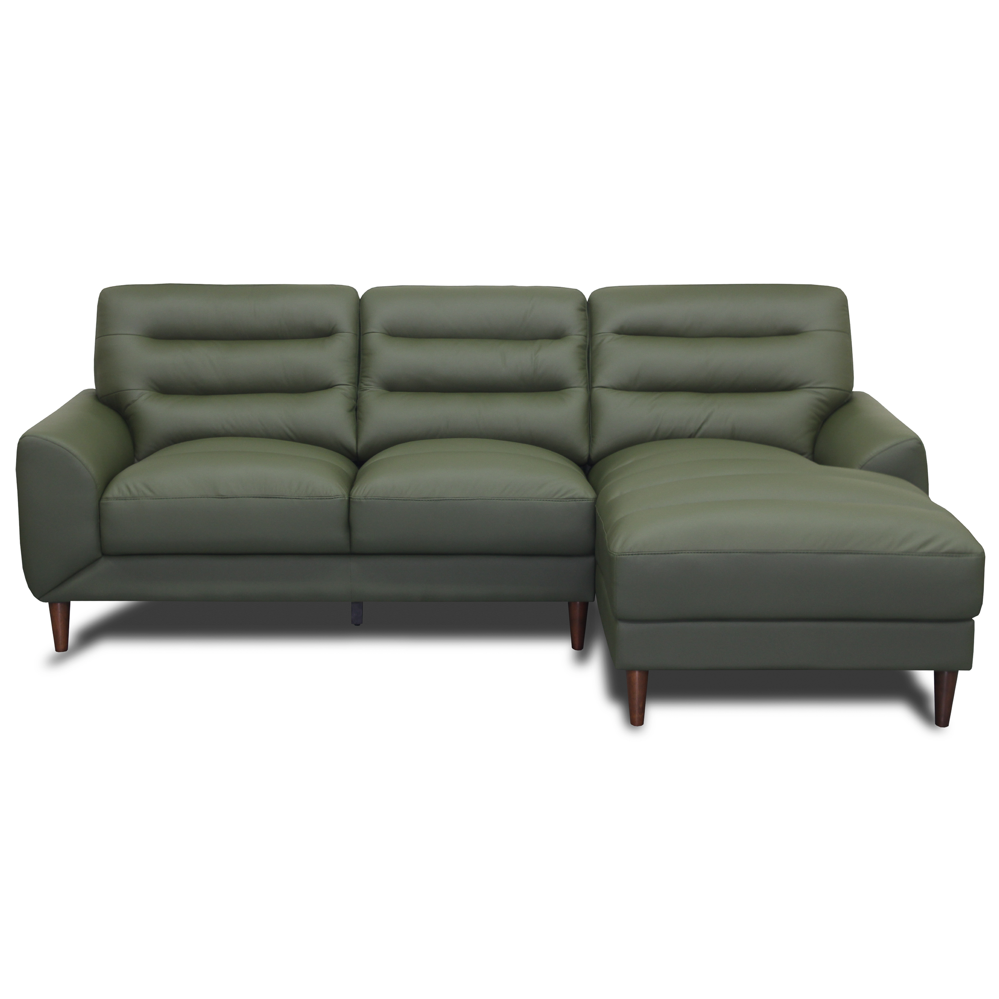Claremont Top-Grain Leather Right Sectional Sofa