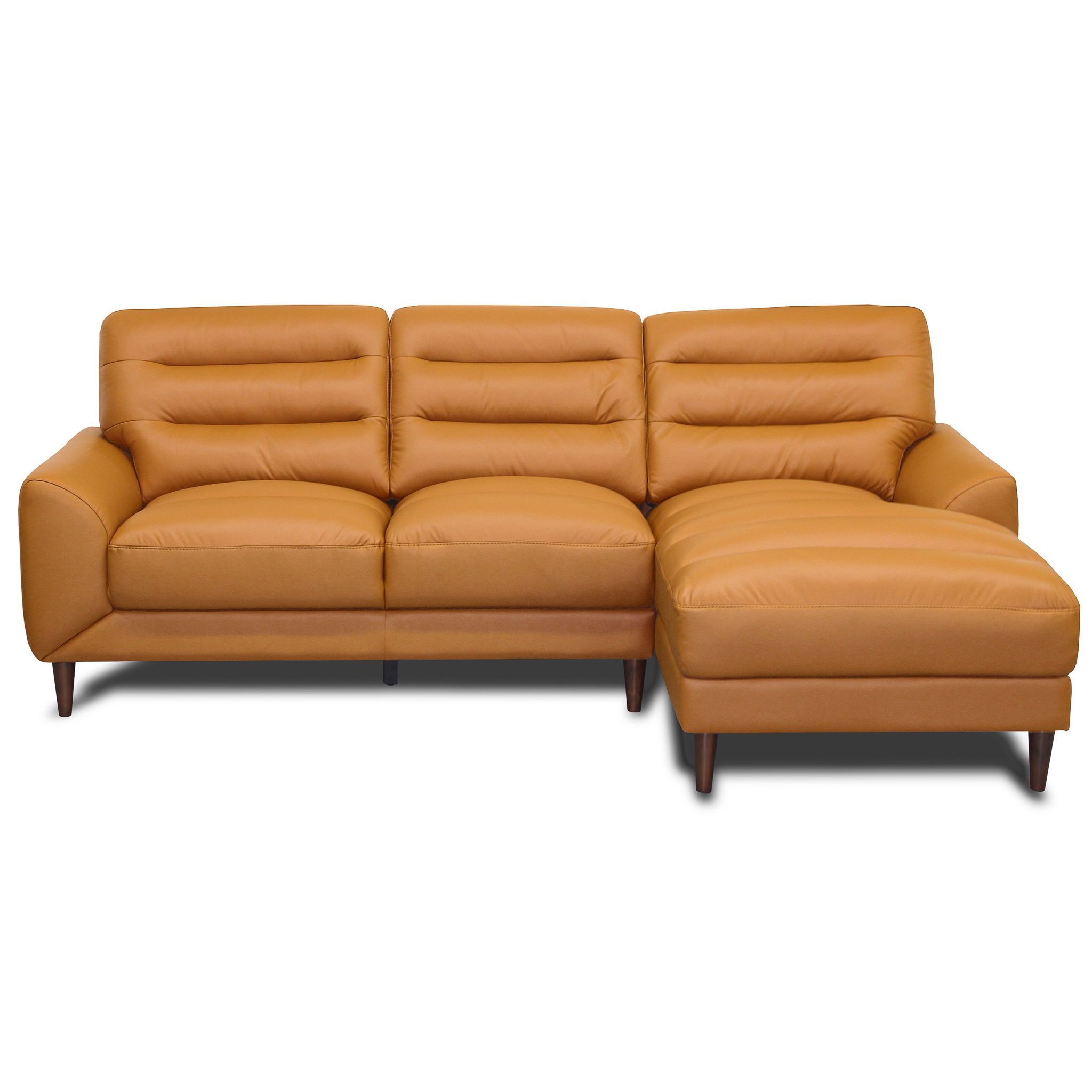 Claremont Top-Grain Leather Right Sectional Sofa