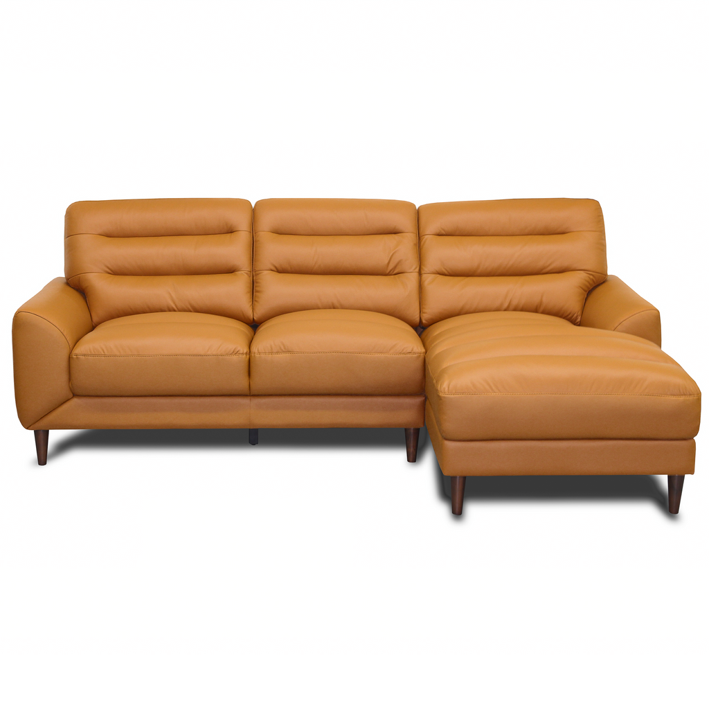 Claremont Top-Grain Leather Right Sectional Sofa