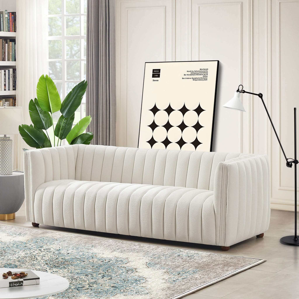Fiske Boucle Sofa