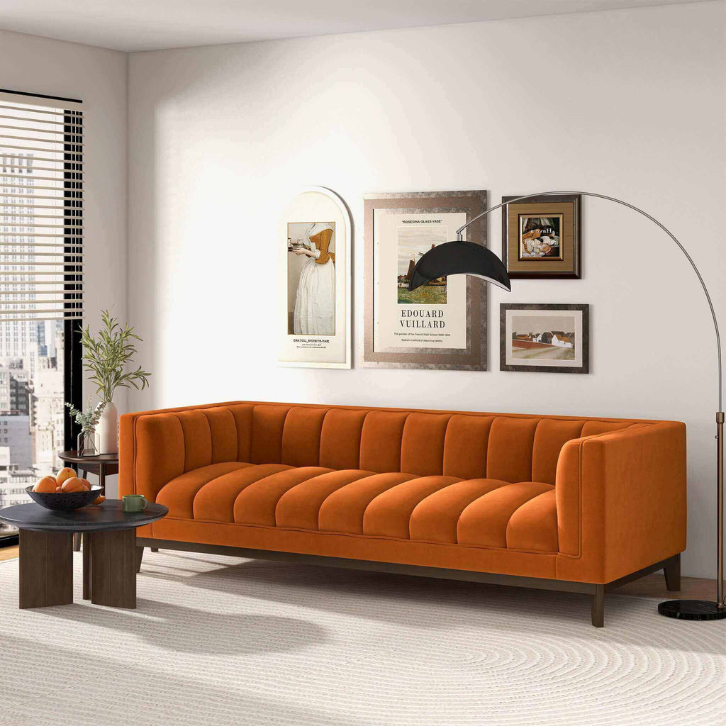 Greenpoint Velvet Sofa