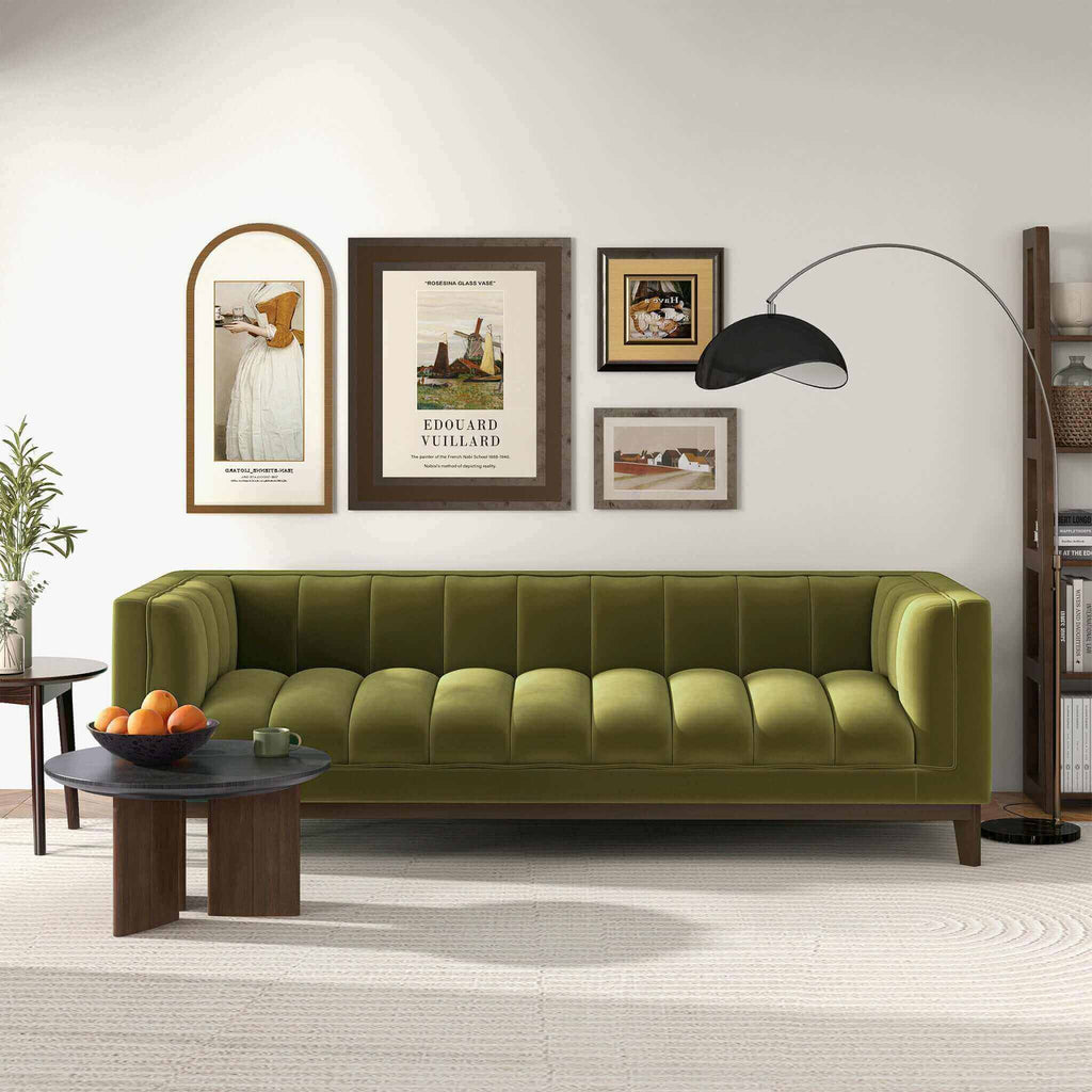 Greenpoint Velvet Sofa