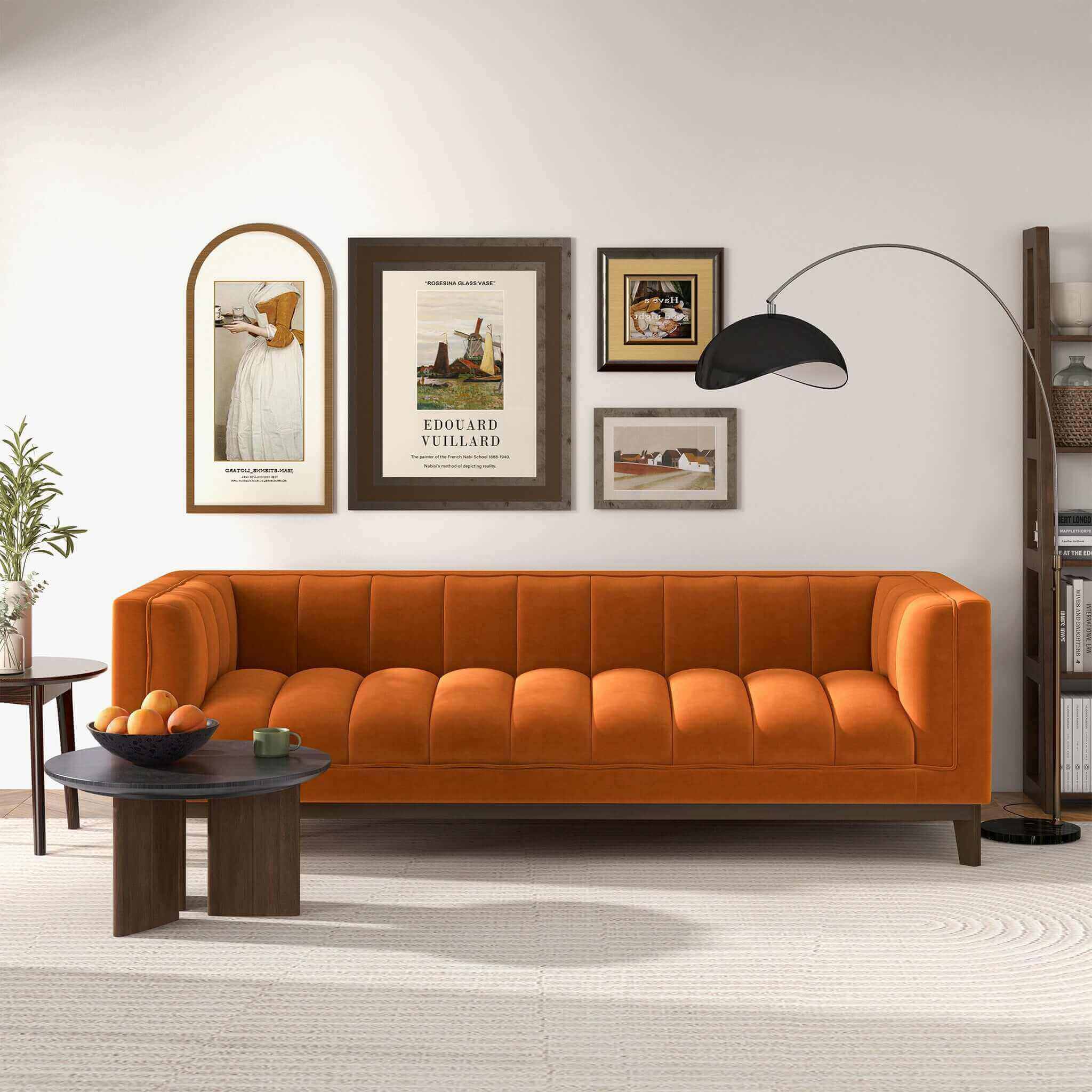 Greenpoint Velvet Sofa