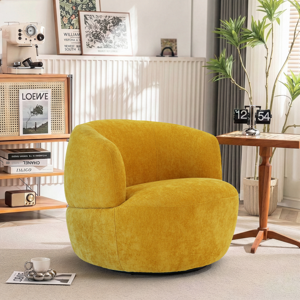 Tempe Chenille Swivel Chair