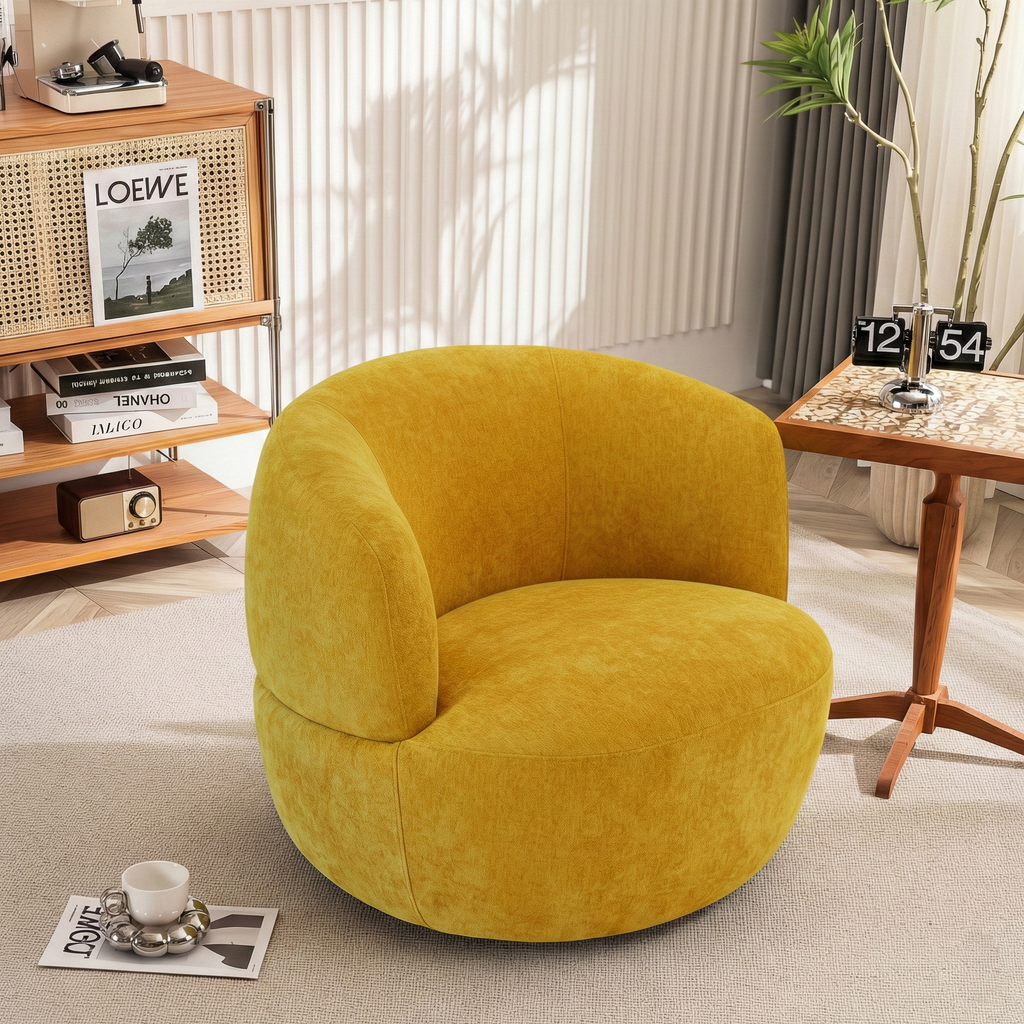 Tempe Chenille Swivel Chair