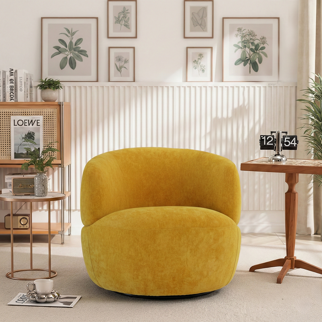 Tempe Chenille Swivel Chair