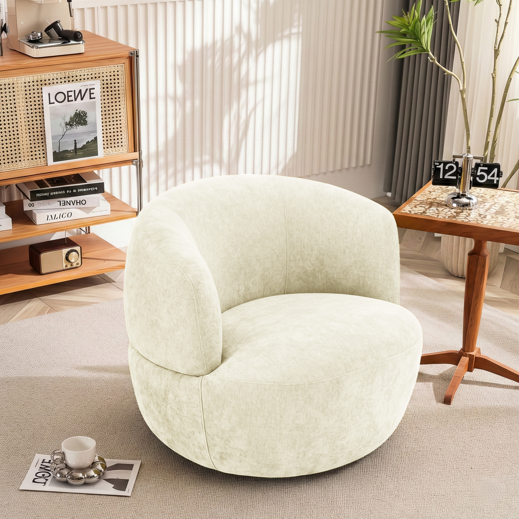 Tempe Chenille Swivel Chair