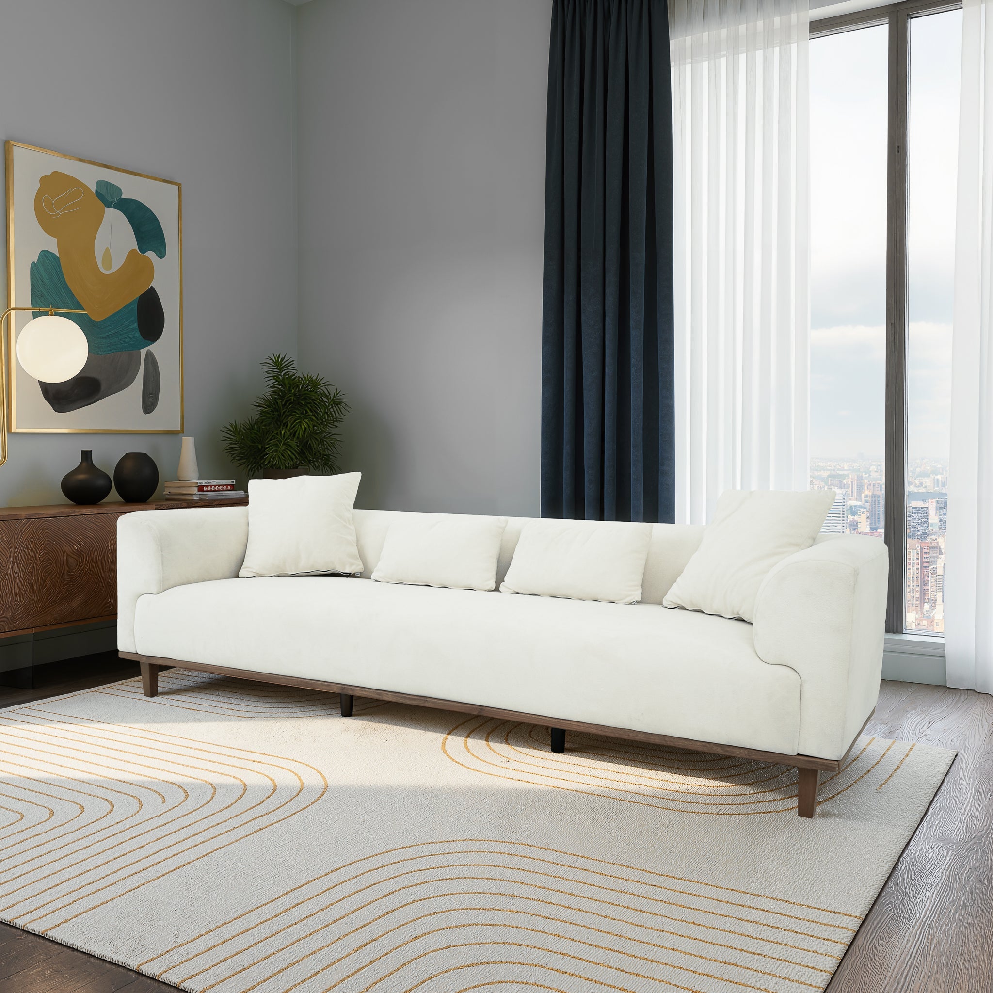 Tulsa Velvet Sofa