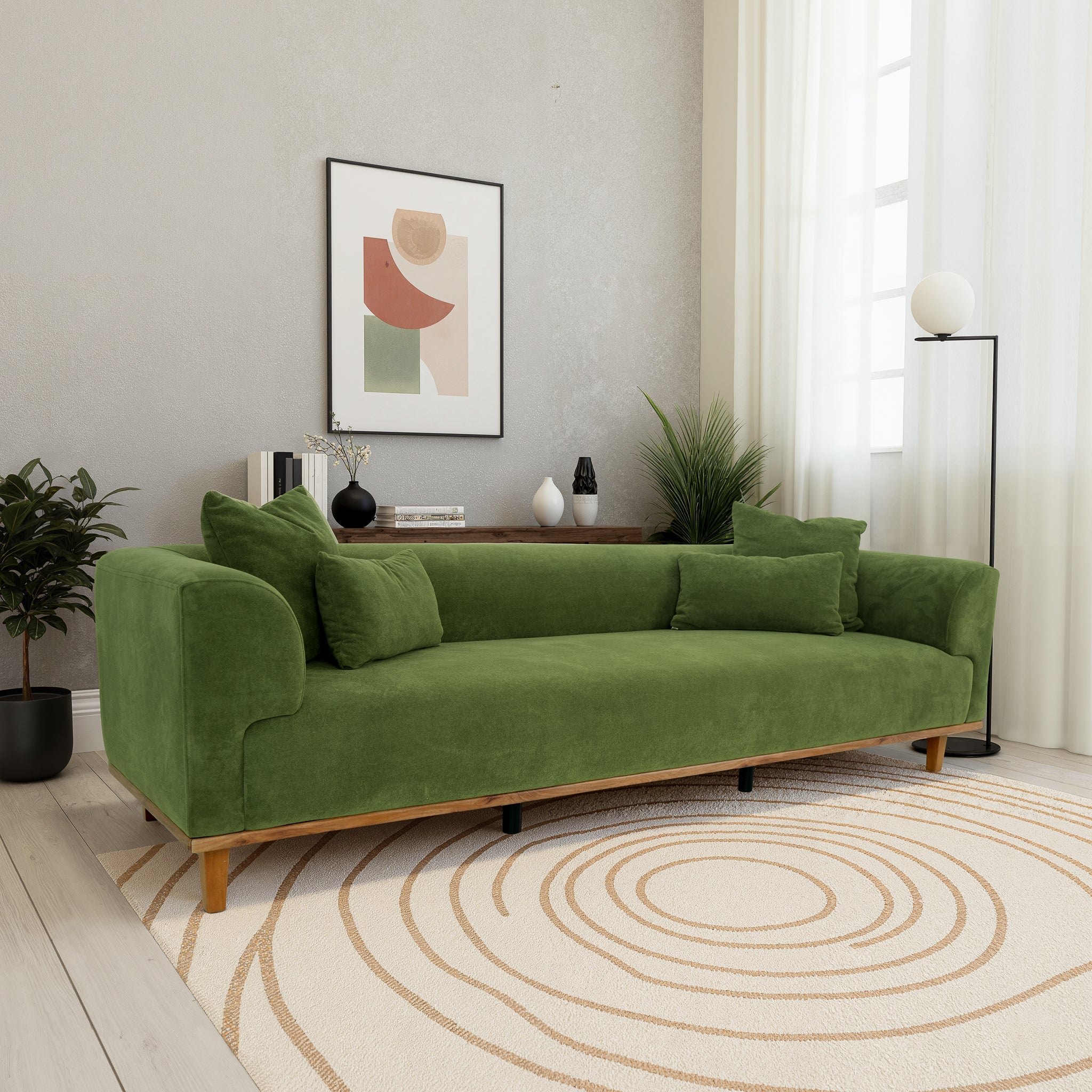 Tulsa Velvet Sofa