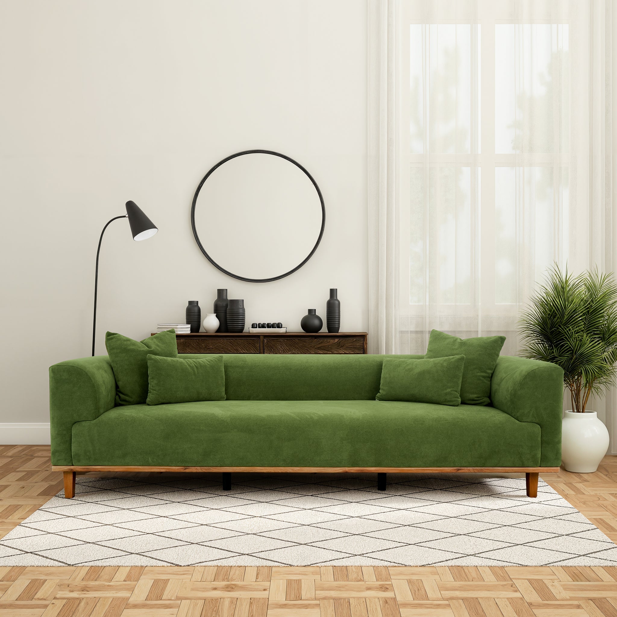 Tulsa Velvet Sofa