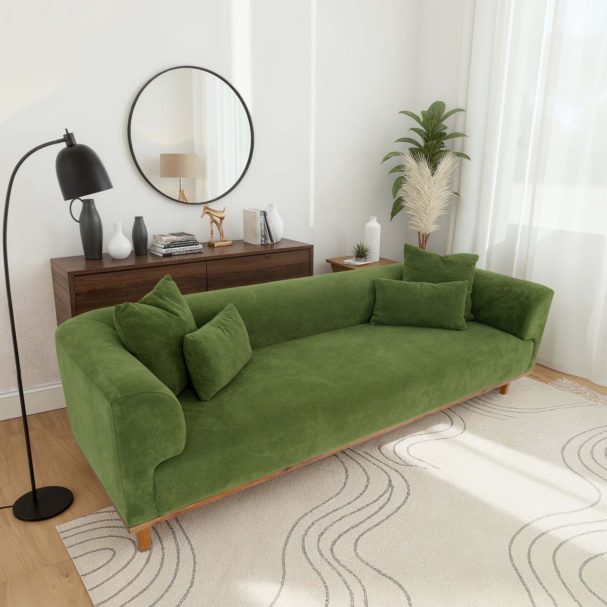 Tulsa Velvet Sofa